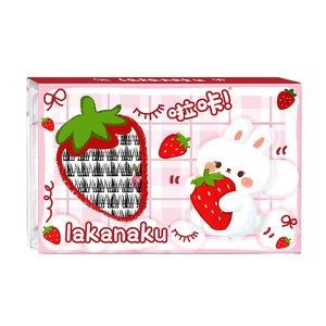 Pestañas Postizas Strawberry Rabbit de 10 mm y 12 mm, Curvatura LC C, Naturales, Suaves, en Racimo Individual, Extensiones de Pestañas Superiores - Product Image 5