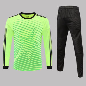 Camisetas de Portero de Fútbol Transpirables de Manga Larga para Verano, Diseño Personalizado, Conjunto de Uniforme de Portero 100% Poliéster - Product Image 3