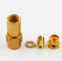 Cable Eléctrico Impermeable para Antena RG316, Conector Coaxial RF con Abrazadera Impermeable, Conector Macho SMA
