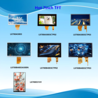 Sıcak Satış 7 inç IPS TFT LCD Modülleri 800x480/1024x600/800x1280 Çözünürlük RGB/MIPI/MUC Arayüzlü Dokunmatik Panel LCD Ekran