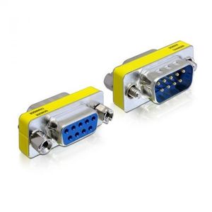 Mini Gender Changer Adapter Dsub <b>9</b> Pin Male To Female Connector - Product Image 1