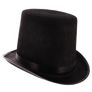 Nieuwe Gestreepte Britse Wind Gentleman Hoed Zwarte Magie Jazz Hoed Voor Mannen En Vrouwen Voor Vakantiefeesten En Halloween Rekwisieten - Product Image 1
