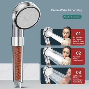 Set <span class=keywords><strong>Doccia</strong></span> Cromato per Uso Domestico, Dispositivo <span class=keywords><strong>Doccia</strong></span> a Pioggia ad Alta Pressione, Potente <span class=keywords><strong>Soffione</strong></span> <span class=keywords><strong>Doccia</strong></span> - Product Image 1