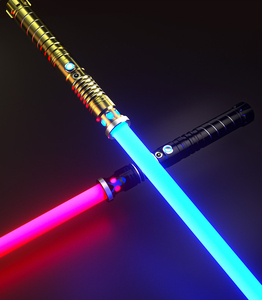 High Quality Promotional Toy 10 RGB Colors Dueling <b>Light</b> Saber Sword with Alloy Handle 6 Sound Effects USB Rechargeable - Product Image 2