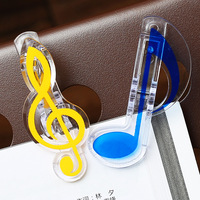 Clip universel pour partitions de piano en ABS, support de partitions avec design stave musical pour livres de musique, fichiers et pratique pour tous