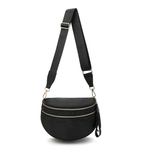 Sac <span class=keywords><strong>de</strong></span> poitrine bandoulière personnalisé pour femme, sac banane en nylon à carreaux, sac messager pour femme - Product Image 5