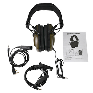 Casque tactique anti-bruit ET-EF100 pour la <span class=keywords><strong>chasse</strong></span> et le tir, compatible avec les radios <span class=keywords><strong>Kenwood</strong></span> à 2 broches - Product Image 5