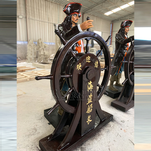 Estatua de <span class=keywords><strong>Pirata</strong></span> para Decoración de Parques Infantiles, Escultura de Resina para Interiores, Personaje para Parques, Plazas, Dormitorios, Cines, Bares, Timonel <span class=keywords><strong>Pirata</strong></span> - Product Image 4