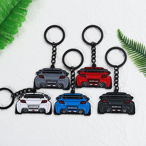 Bán buôn xe móc khóa Keyring tùy chỉnh mềm men Keychain kim loại kẽm hợp kim 2D 3D mát xe Móc chìa khóa xe với đóng gói thẻ - Product Image 5