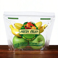 Op maat bedrukte ziplock zakken, plastic ziplock verpakkingszakken, ziplock plastic zakken voor fruit en groenten