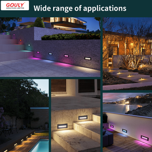 Gouly precio de fábrica al aire libre footlight 24V 6W IP67 impermeable empotrada esquina lámpara de pared exterior - Product Image 6