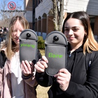 Sac de téléphone portable en néoprène avec logo personnalisé, fermeture magnétique, pochette de téléphone portable verrouillable pour les événements scolaires et étudiants
