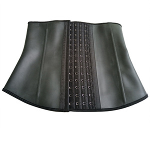 Ceinture <span class=keywords><strong>de</strong></span> maintien lombaire pour femme à 9 baleines en acier, lisse, avec 4 rangées <span class=keywords><strong>de</strong></span> crochets, pour le contrôle du ventre, gaine amincissante sportive - Product Image 2
