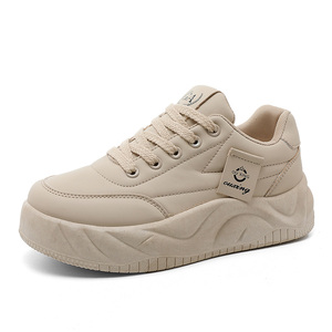 Chaussures pour femmes 2024, chaussures de sport décontractées à bout rond, semelle épaisse, tendance mode, chaussures pour femmes - Product Image 2