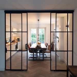 Clearview 2023 balcon intérieur <span class=keywords><strong>porte</strong></span> coulissante en verre Polycarbonate glissière et <span class=keywords><strong>porte</strong></span> pivotante <span class=keywords><strong>porte</strong></span> coulissante en verre d'aluminium pour la maison - Product Image 5