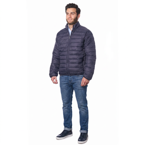 Wholesale Custom Made <b>Men's</b> Waterproof Puffer <b>Jacket</b> Top Selling Latest Design Zipper Closure Breathable Polyester Puffer <b>Jacket</b> - Product Image 1