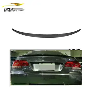 Spoiler bagasi belakang serat karbon, untuk BMW E92