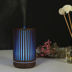 Diffuseur d'arômes ultrasonique YX-126, humidificateur de 200ml, design en grain de bois, pour la maison, la chambre à coucher, électrique, alimenté par USB - Product Image 1