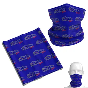 HOHO Coolmax Bandana Multifunctional Custom Logo Headwear UV Protection Face Masks Seamless Tube Scarf Seamless Bandana BDN006