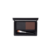 Menow E15006 OEM/ODM Marque Privée Maquillage Poudre à Sourcils Deux Tons Imperméable et Résistante à la Transpiration + Ensemble Brosse Cosmétiques Usine de Vente en Gros