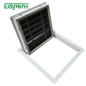 Eayvent ช่องระบายอากาศแบบมีบานพับเปิดใช้งานช่องแอร์กลับ | กระจังหน้าอลูมิเนียมพร้อมตัวกรองแบบล้างทำความสะอาดได้ | ติดเพดาน/ผนังพร้อมหน้าจอตัวกรอง - Product Image 3