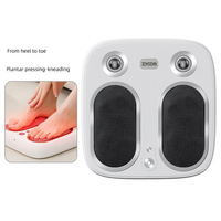 Tapis de massage des pieds électrique entièrement automatique avec pétrissage et vibration, appareil de massage des méridiens par infrarouge