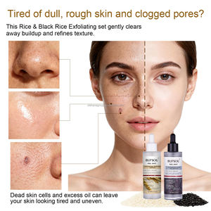 Ампулы для лица с рисом Private Label: Нежное отшелушивание, удаление черных точек и омертвевшей кожи. Ампулы с белым и черным рисом. - Product Image 2