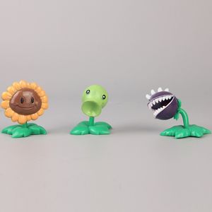 Plants Vs. Action 9 pièces/ensemble Figurines de zombies Poupée <span class=keywords><strong>PVZ</strong></span> Figurine d'anime Jouet en PVC pour cadeau artisanat en plastique - Product Image 3
