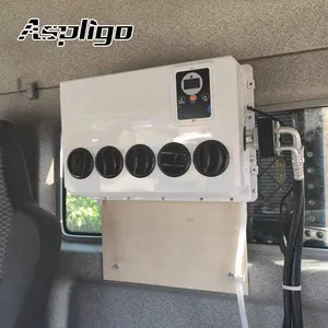 12V 24V camión Apu semi eléctrico estacionamiento aire acondicionado sistema dividido aire acondicionado para coche camión