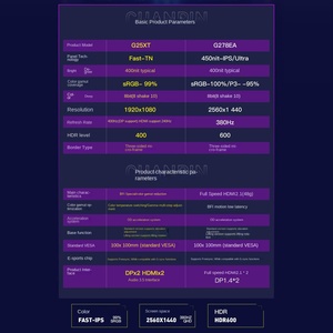 24-inch TN Màn hình máy tính xách tay 2K 320Hz cao bàn chải hiển thị 380Hz 400Hz bảng điều khiển điện cạnh tranh mới IPS dp cho Máy tính để bàn - Product Image 3