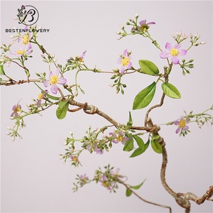 Nuevo Producto en Oferta, Flor de Cangrejo Filamental de Tela de Seda Artificial al por Mayor, 90 cm de Largo, para Decoración de Bodas y Hogar - Product Image 3