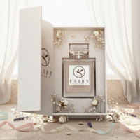 Flacon de parfum transparent 30 ml 50 ml 100 ml et boîte en papier blanche, flacon de parfum et emballage, flacon de parfum et coffret de luxe