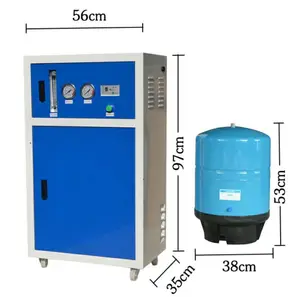 Puricador de sistema de filtracion de agua de osmosis inversa comercial filtro de agua de 5 Etape 400gpd