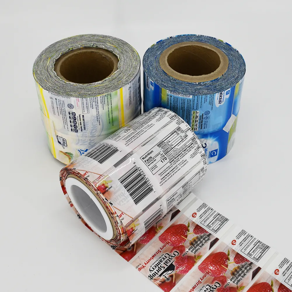 Druck Schrumpffutterfolie Kunststoffverpackungsrolle Etikettenfolie
