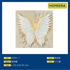 1025X1025cm per la decorazione della parete arazzi decorativi disegno ali d'angelo - Product Image 1