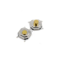 Interrupteurs tactiles SMD/SMT 4x4mm, interrupteurs mécaniques 50mA 12VDC 100gf+30gf; 160gf+40gf; 260gf+50gf