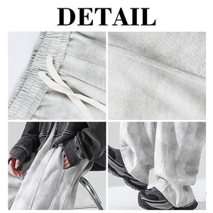 Pantalones Deportivos KingSen de Alta Calidad, Personalizados, Corte Medio, Estilo Hip Hop, Ecológicos, Transpirables, Lavado Ácido, Holgados, para Hombre, de Algodón - Product Image 6