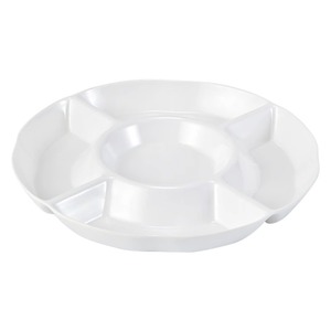 Five-compartment braised food platter, <b>melamine</b> commercial hotel and restaurant cold dish <b>plate</b>, multi-compartment side dish - Product Image 5