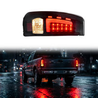 Nouveau boîtier de feu arrière fumé rouge JY pour Chevrolet Silverado 1999-2006 et GMC Sierra 99-02, amélioration de la lampe de frein arrière pour pick-up, Plug & Play