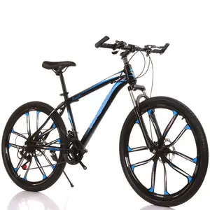 26 inch Road city bicycle/High carbon steel mountain bike White black blue /High quality bicycles for young people