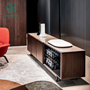 High-End di lusso <span class=keywords><strong>TV</strong></span> set ripiano aperto 2 cassetti quadrato <span class=keywords><strong>in</strong></span> legno massello <span class=keywords><strong>in</strong></span> acciaio inox <span class=keywords><strong>Base</strong></span> di alta qualità per la casa soggiorno - Product Image 2