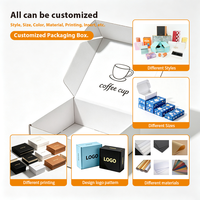 Caja de Cartón Corrugado Simple Blanca Resistente al por Mayor para Envío y Almacenamiento de Comercio Electrónico