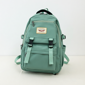 Mochila moderna para estudiantes universitarios, mochila ligera de nailon impermeable con múltiples bolsillos, elegante bolsa de viaje para adolescentes - Product Image 4