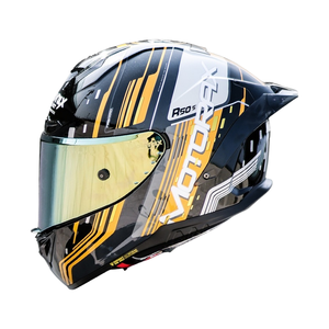 Motorax Morex R50S Koi Starry Sky Black Head Casco Unisex All-Season Full Motorcycle Gear ABS Liberación rápida Nuevo - Product Image 6