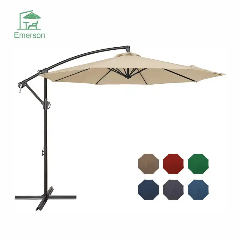 EMERSON Garden ombrello a sbalzo gigante ombrellone da giardino ombrello da esterno ombrelli da Patio