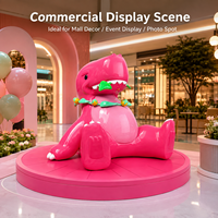 Sculpture de dinosaure en fibre de verre personnalisée, figurine en FRP pour centre commercial, affichage commercial, décoration de magasin, usine