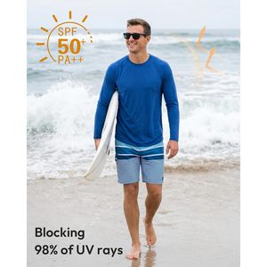 Camiseta Deportiva de Manga Larga para Hombre Baleenz, Secado Rápido, Absorbe la Humedad, Protección UV, para Correr - Product Image 4