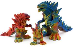 مخصص 3D مطبوعة شكل حيوان لعب للأطفال-ديناصور صغير <span class=keywords><strong>Godzilla</strong></span> هدايا تمثال سطح المكتب للأولاد والأطفال بالجملة - Product Image 2