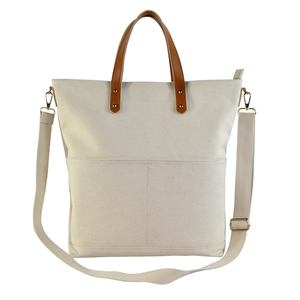 Bolso Tote de Lona Encerada Resistente con Bolsillo y Cremallera, Proveedor Senda Vietnam, Estilo Gentle Woman - Product Image 3