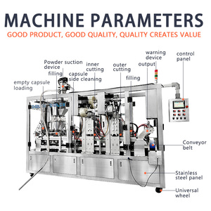 Machine de remplissage horizontale automatique d'emballage de carton de boîte de capsule de café Ligne de production automatique de <span class=keywords><strong>Nespresso</strong></span> - Product Image 3